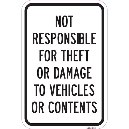 Signmission Safety Sign, 12 in Height, Aluminum, 24929 A-1218-24929